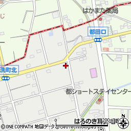 静岡県浜松市中央区根洗町153周辺の地図