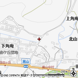 愛知県豊橋市嵩山町下角庵53周辺の地図