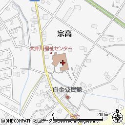 焼津市役所　大井川福祉センターほほえみ周辺の地図