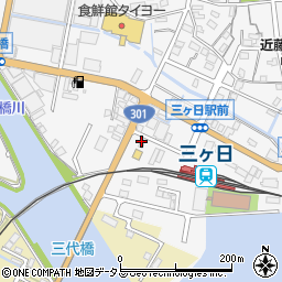 加茂靴店周辺の地図