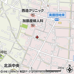 静岡県浜松市浜名区東美薗1374周辺の地図