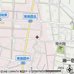 静岡県浜松市浜名区東美薗1493-1周辺の地図
