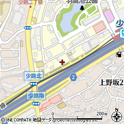 なか卯豊中少路店周辺の地図