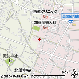 静岡県浜松市浜名区東美薗1368周辺の地図