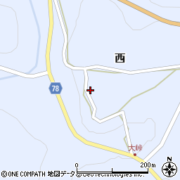 岡山県加賀郡吉備中央町西2183周辺の地図