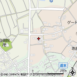 静岡県浜松市浜名区道本35周辺の地図