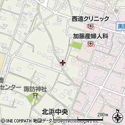 静岡県浜松市浜名区西美薗1880周辺の地図