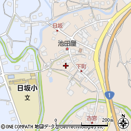 静岡県掛川市日坂46周辺の地図