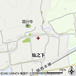 三重県伊賀市坂之下周辺の地図