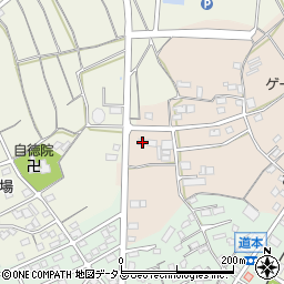 静岡県浜松市浜名区道本34周辺の地図