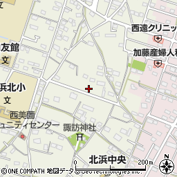 静岡県浜松市浜名区西美薗1863周辺の地図
