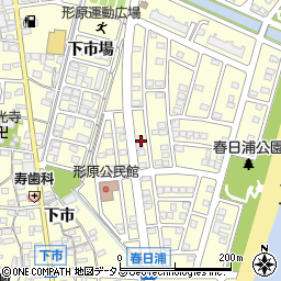 愛知県蒲郡市形原町春日浦21周辺の地図