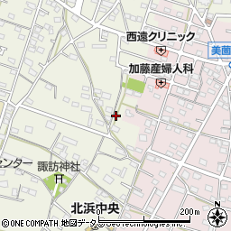 静岡県浜松市浜名区西美薗1879周辺の地図