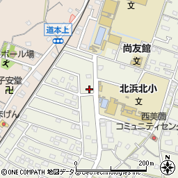 静岡県浜松市浜名区西美薗3445周辺の地図