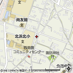 静岡県浜松市浜名区西美薗1763周辺の地図