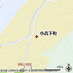 岡山県高梁市小高下町周辺の地図