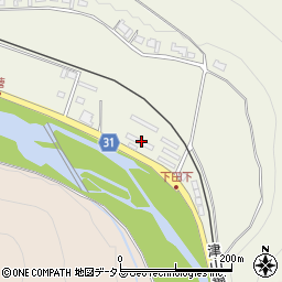 岡山県岡山市北区御津下田77周辺の地図