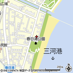 愛知県蒲郡市形原町春日浦2-6周辺の地図
