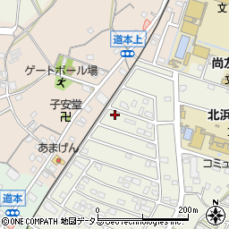 静岡県浜松市浜名区西美薗3387周辺の地図