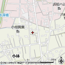 静岡県浜松市浜名区小林352周辺の地図