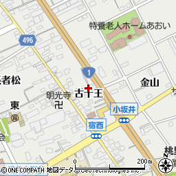どんどん小坂井店周辺の地図