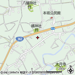 静岡県浜松市浜名区三ヶ日町本坂271周辺の地図