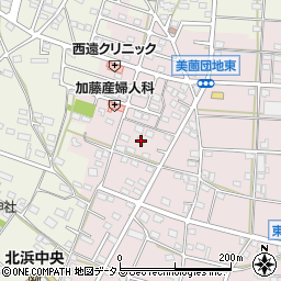 静岡県浜松市浜名区東美薗1376周辺の地図