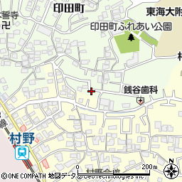 印田町小規模公園周辺の地図