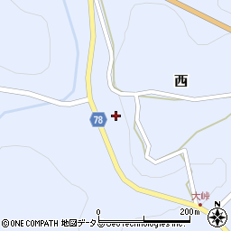 岡山県加賀郡吉備中央町西2217周辺の地図