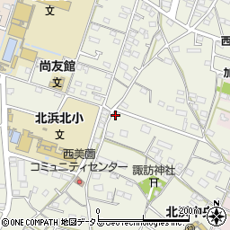 静岡県浜松市浜名区西美薗1846周辺の地図