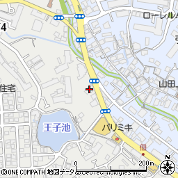 金田医院周辺の地図