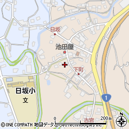 静岡県掛川市日坂47周辺の地図