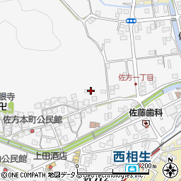 兵庫県相生市佐方1丁目周辺の地図