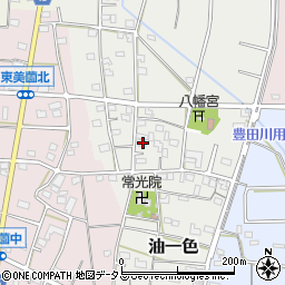 静岡県浜松市浜名区油一色185周辺の地図