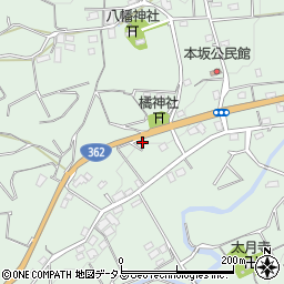 静岡県浜松市浜名区三ヶ日町本坂254-13周辺の地図