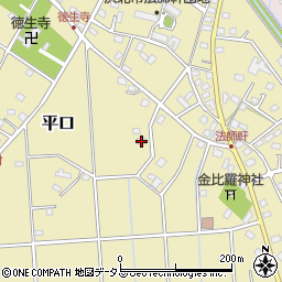 静岡県浜松市浜名区平口1031周辺の地図