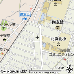 静岡県浜松市浜名区西美薗3444周辺の地図