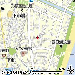 愛知県蒲郡市形原町春日浦18周辺の地図