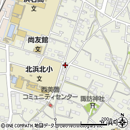 静岡県浜松市浜名区西美薗1764周辺の地図