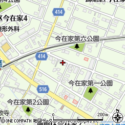 西飾磨ハイツ周辺の地図