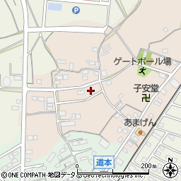 静岡県浜松市浜名区道本78周辺の地図