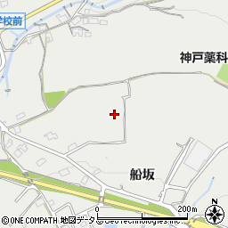 兵庫県西宮市山口町船坂周辺の地図