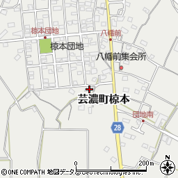 三重県津市芸濃町椋本1023周辺の地図