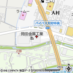 株式会社岡田金属工業所周辺の地図