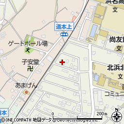 静岡県浜松市浜名区西美薗3424周辺の地図