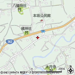 静岡県浜松市浜名区三ヶ日町本坂279-2周辺の地図