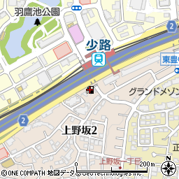カースタレンタカー少路駅前店周辺の地図