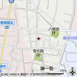 静岡県浜松市浜名区油一色195周辺の地図