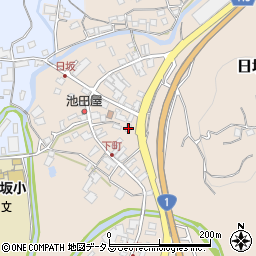静岡県掛川市日坂308-2周辺の地図
