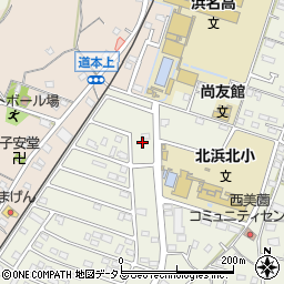 静岡県浜松市浜名区西美薗3442周辺の地図